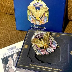 NWOT The White House Historical Association 2017 ornament of the bald eagle.